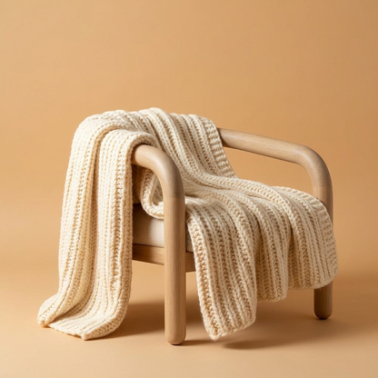 Chunky Wool Throw